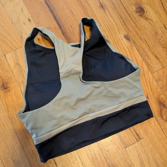 Senita Athletics Green & Blue Sports Bra Small - Picture 2 of 3